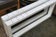 table legs white powder coat