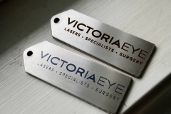 victoria eye etched keychain