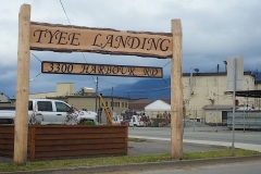 marina metal business signage