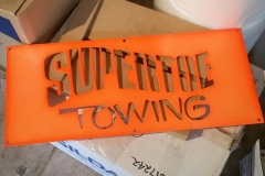 towing company signage