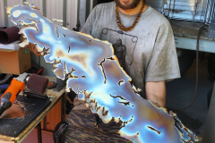 Torched stainless Vancouver Island