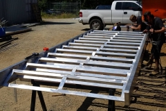 lake stairs build aluminum (2)