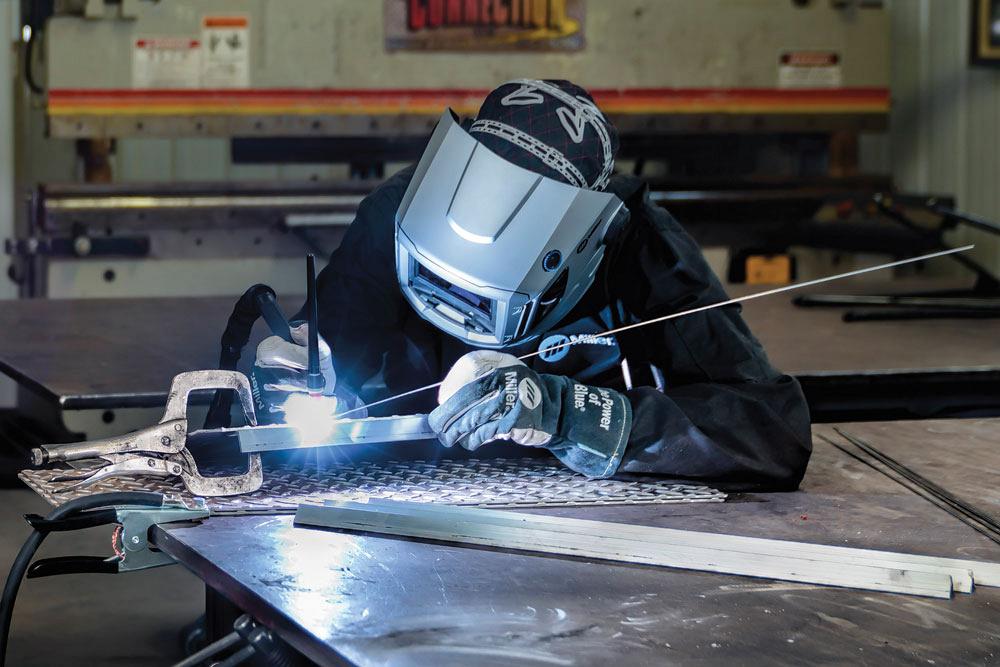 Aluminum Welding Aluminum welding at Electron Metalworks.
